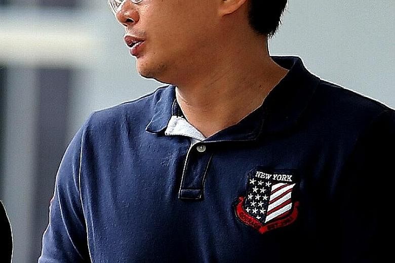 One of the three culprits was Fabian Lee Yang Minn, 29, who was sentenced to five weeks' jail for taking an upskirt video.