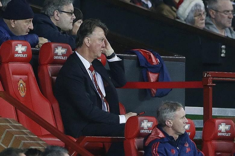 Louis van Gaal knows that time is running out for him, with possibly only two games to save his job, as an unemployed Jose Mourinho waits in the wings.