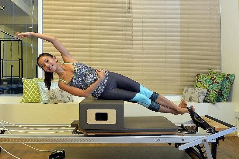 Dr Deborah Wong incorporates strength training into her workouts to help build muscle.
