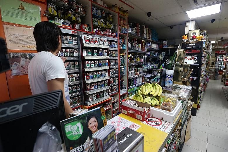 Cigarettes make up about 30 to 40 per cent of retailers' overall sales, with flavoured tobacco products taking up more than half of the proportion for some. The Health Promotion Board, along with the Ministry of Health and the Health Sciences Authori