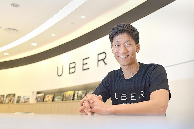 Mr Chan Park pointed to a shortfall of cabs during peak hours, saying that in just a year, the number of Uber passengers has climbed from the "tens of thousands to the hundreds of thousands".