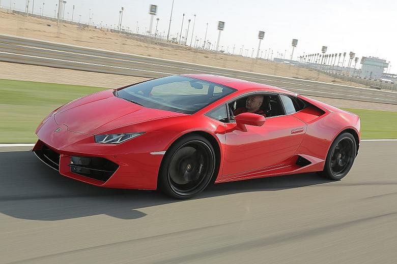 The Lamborghini Huracan LP 580-2 offers three driving modes, with the Sport mode the most satisfying.