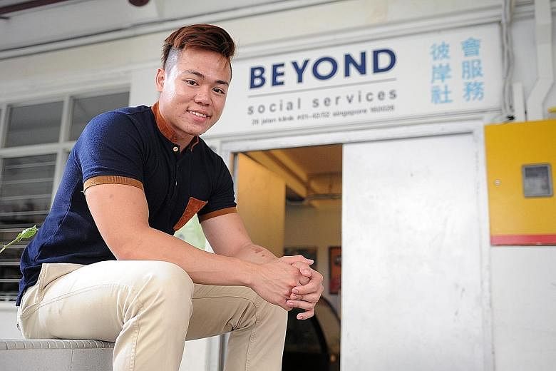 Every week, Mr Ng heads to Beyond Social Services and meets teenagers from low-income families whom he mentors. When he finishes his 25 hours of community work, he intends to use his $5,000 cash grant for a university exchange programme.