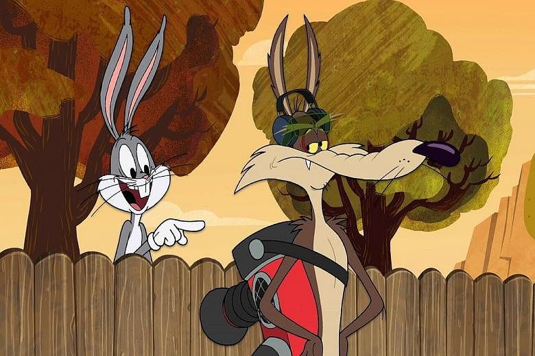 Bugs Bunny (above) is now Internet- and mobile phone-savvy; spoiled rich kid Daphne and the Scooby Doo gang are much smarter; and Tom and Jerry's cat-and- mouse game is more politically correct.