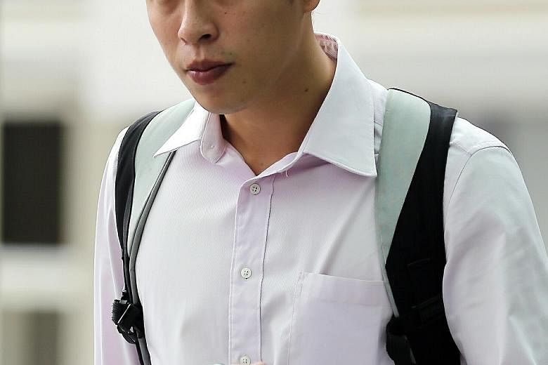 Former bank officer Koh Chee Tong had incurred a $16,000 gambling debt and had turned to loan sharks when he had difficulties repaying the loan.
