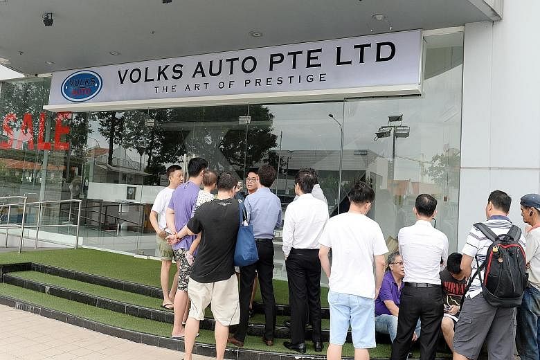 Volks Auto made the news in 2014 after disgruntled customers gathered outside its premises to look for owner Alvin Loo.