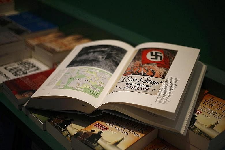 Copies of Hitler, Mein Kampf. A Critical Edition went on sale across Germany yesterday, for the first time since the end of World War II.