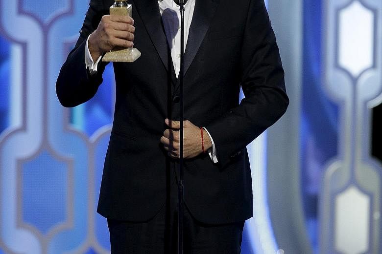 Leonardo DiCaprio took home the Best Actor award for The Revenant.