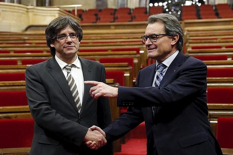 New Catalan President Carles Puigdemont comes from a fervently pro- independence family.