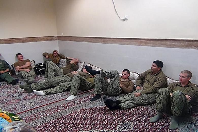 A statement by Iran's Revolutionary Guards said the sailors were released after it was found they did not enter Iranian waters intentionally. The incident came as Iran prepares to implement a nuclear deal with world powers, aimed at ending its long i