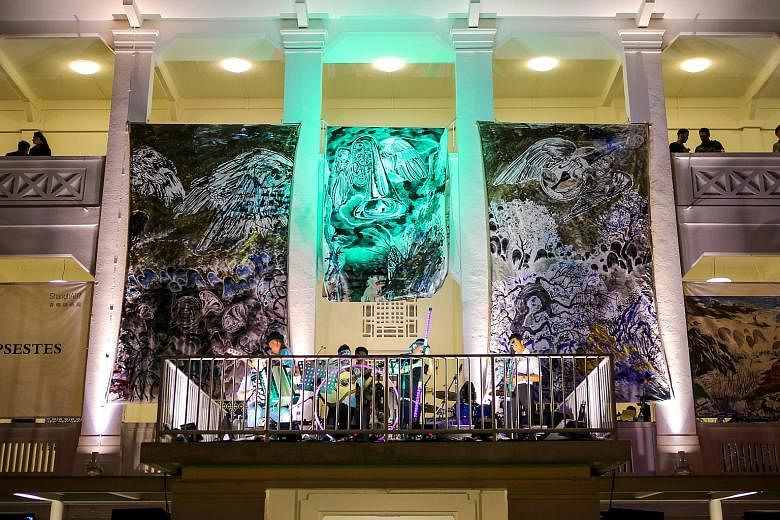 Catch live gigs in between viewing art at Gillman Barracks (above) or head to The Courtyard at the Singapore Art Museum where DJs will spin music.