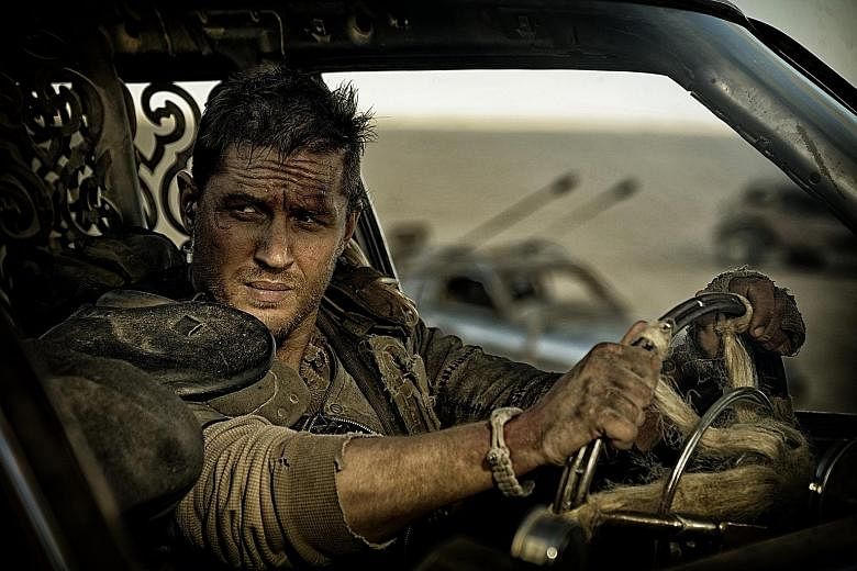 The Revenant leads the pack with 12 nominations, including Leonardo DiCaprio (right) for Best Actor, while Mad Max: Fury Road (above) garnered 10 nominations.