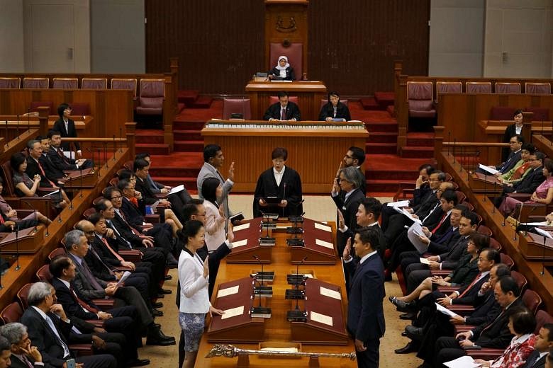 Singapore's 13th Parliament Opens With Solemn Ceremony, 91 MPs Take ...