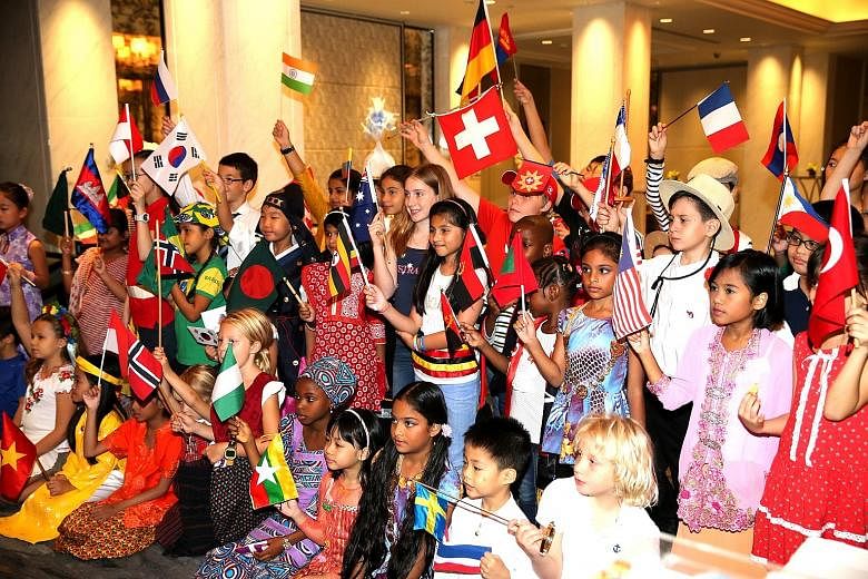 More than half of the diplomatic missions here were involved in the SG50 DipCharity Bazaar at the Shangri-La Hotel in October last year. It attracted more than 2,000 visitors.