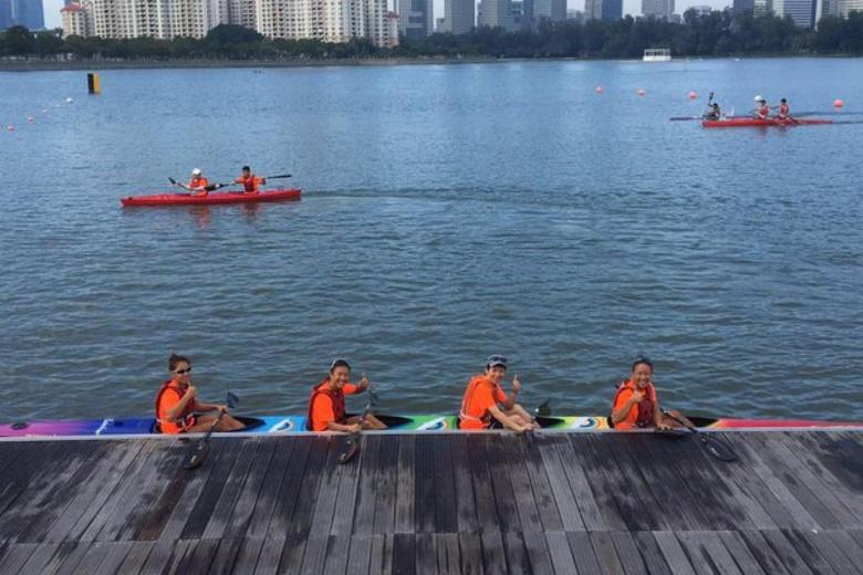 Kids make a splash at Singapore Canoe Marathon for first time The Straits Times