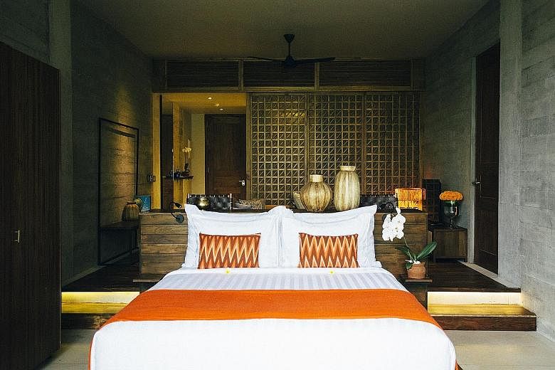 The Forest Suite at the Bisma Eight resort in Ubud, Bali.