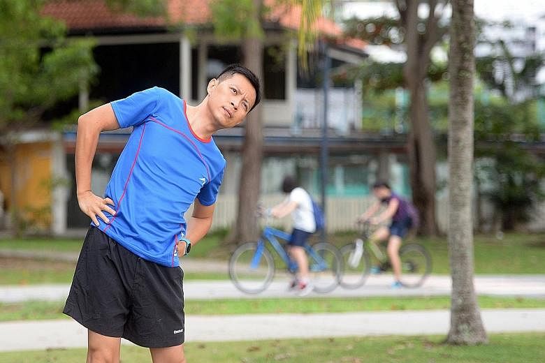 Mr Halim, who reached his peak weight of 94kg in July 2014, uses wearable technology and mobile apps to monitor his physical activities and calorie intake.