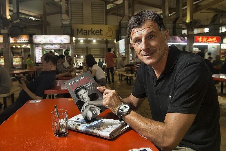 Former S-League player Aleksandar Duric has written an autobiography. In it, he expresses his concern at the state of football in Singapore, saying the Football Association of Singapore is responsible for the game's "bad shape". The 245-page book by 