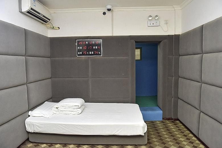 A room at the holding centre in Chengdu. ChinaFile's database shows that 231 officials have been convicted and sentenced in Chinese courts.