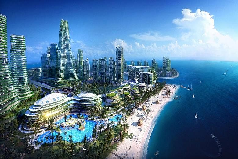 Forest City is a mixed-use development spanning about 1,386ha on four man-made islands, with an estimated investment of $58.3 billion over the next 20 years.