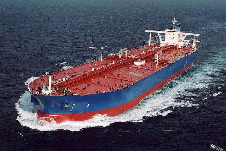 It is lucrative for traders to buy barrels cheaply now to store and sell later at a higher price. Some hire floating storage like Very Large Crude Carriers (above), which can store nearly two million barrels of crude.