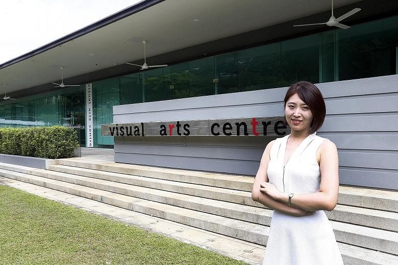 The new centre at Dhoby Ghaut Green has a 161 sq m gallery for exhibitions and an 84 sq m studio for classes and workshops. Director of the centre Iola Liu has lined up a series of foundation art courses in oil painting, drawing and sketching to begi