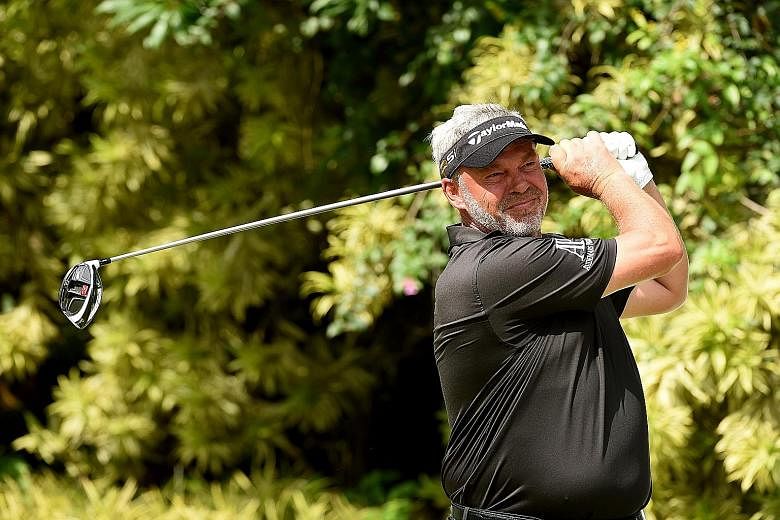 Northern Ireland's Darren Clarke during a Pro-Am event, ahead of the SMBC Singapore Open at the Sentosa Golf Club which starts today. The 47-year-old hopes to feature in as many tournaments as his body permits before he prepares to captain the Europe