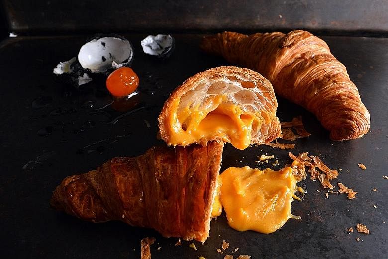French pastry chain Antoinette will offer its version of the salted egg yolk croissant from Monday.