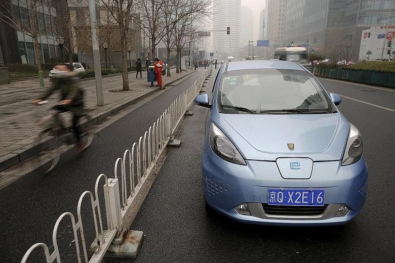 Electric cars are seen as one way to get around bad air days in Beijing. China became the world's largest electric car market last year with about 220,000 to 250,000 units sold. But doubts have been raised over whether the sector can be commercially 