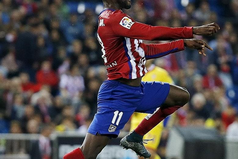 Jackson Martinez in action for former club Atletico Madrid, where he struggled with just two goals in 15 La Liga games. However, he was impressive during his stint at Porto, scoring 92 goals in 133 games.