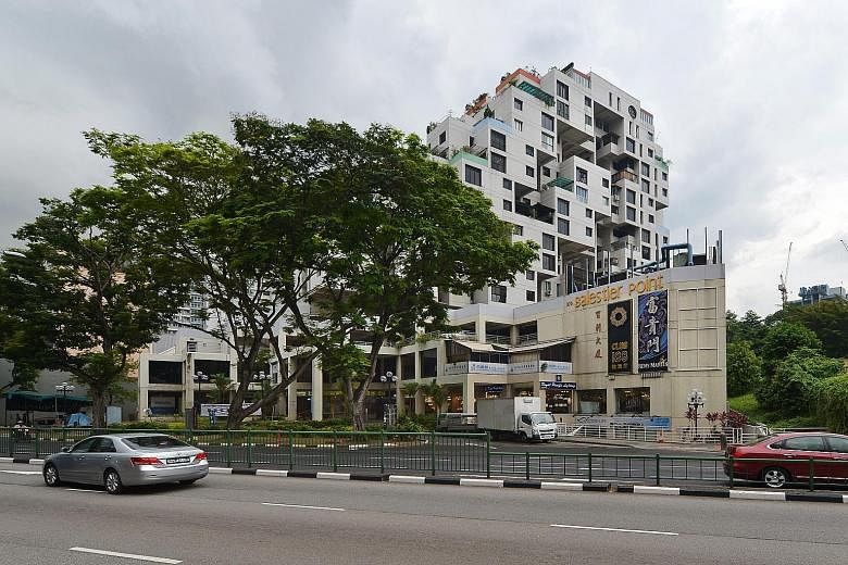 Balestier Point, which was completed in 1986, has 68 residential and 51 commercial units. A 1,119 sq ft apartment on the ninth floor went for about $1 million or $900 psf last month.
