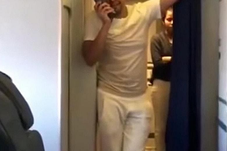 The video shows Sonu Nigam crooning chart-topping Bollywood songs, with other passengers joining in.
