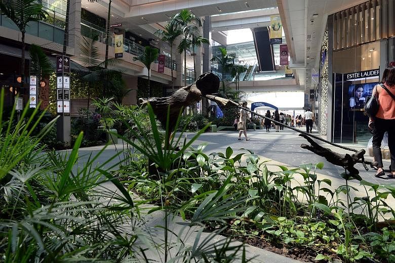 Westgate mall is part of CapitaLand Mall Trust's portfolio. Retail Reits are tipped by analysts to be a good bet, and those with suburban exposure and assets with a bit more scale in terms of size and offerings will do better, said Mr Derek Tan of DB