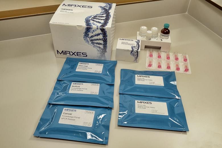 The MiRXES kit (above) can be used to detect gastric cancer at an early stage.