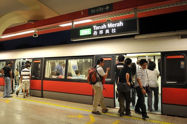 Tanah Merah MRT station.