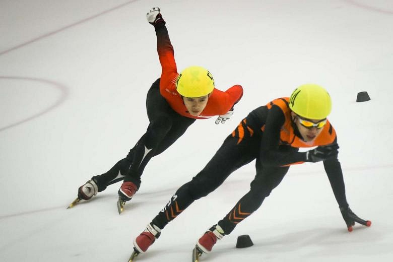 Ice skating: Singapore's Ng pips Malaysia's Wong to men's 1,000m SEA ...