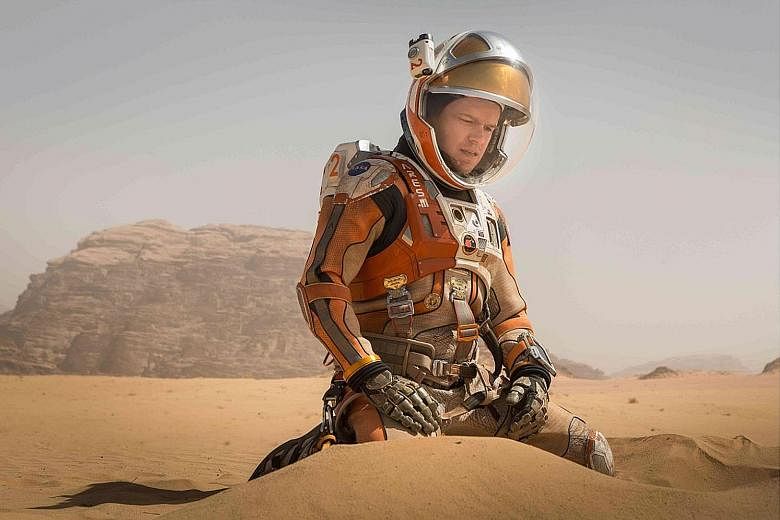 The stunning cinematography that saw sci-fi movies like Star Wars: The Force Awakens (right) and The Martian starring Matt Damon (above) secure critical acclaim and success at the box office was made possible with MotionBuilder's photorealistic anima