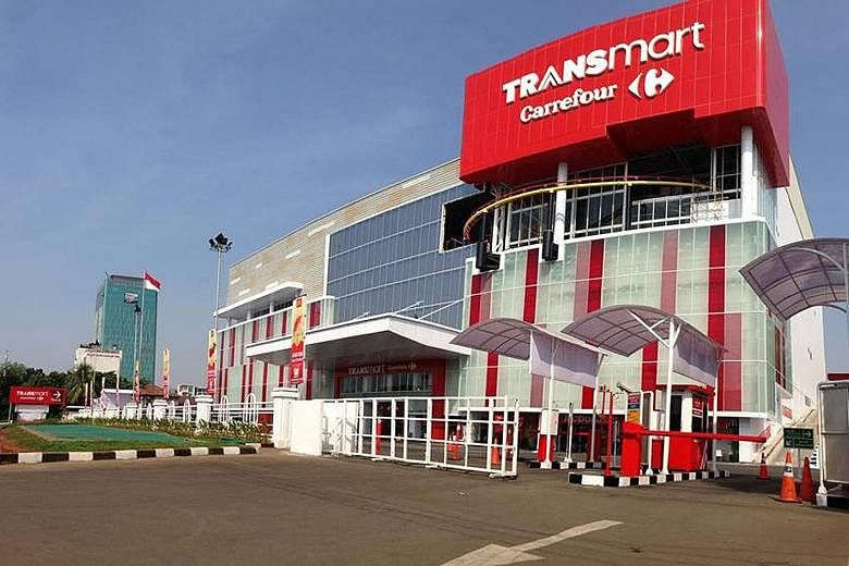 PT Trans Retail operates hypermarkets, supermarkets and cash-and-carry stores under the Carrefour and TranSmart brands.