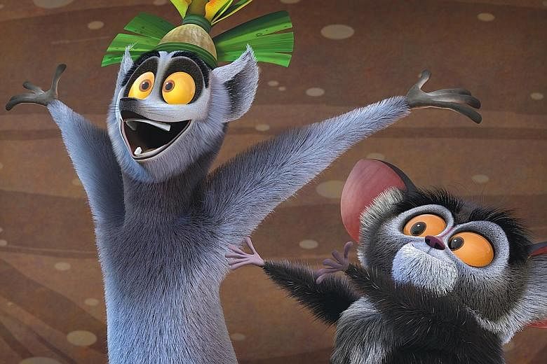 The DreamWorks TV channel line-up includes All Hail King Julien, starring King Julien and his lemur friends from the Madagascar film franchise.