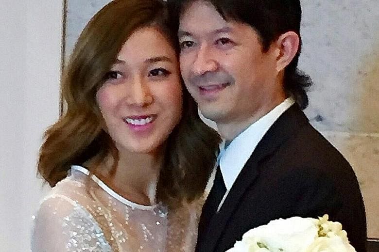 Linda Chung shared a photo of her wedding.