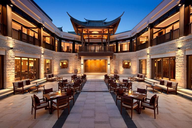 The group's revenues rose 34 per cent to $123.2 million for the quarter but this was offset by lower hotel management fees and spa/gallery operations as well as reduced architectural and design fees owing to China's slowdown.