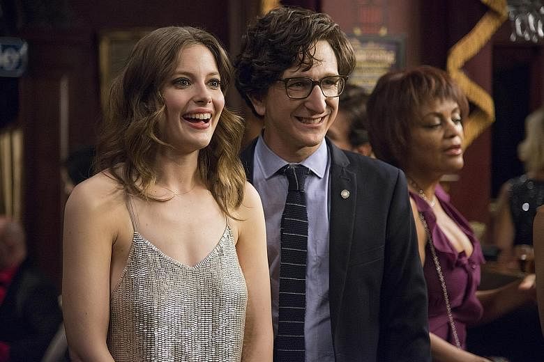 Gillian Jacobs and Paul Rust (both above) play a dysfunctional couple in Netflix series Love.