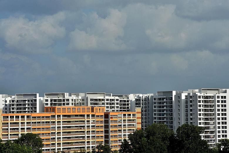The marginal rise was fuelled by three- and four-room flat prices, which rose 0.2 per cent and 0.8 per cent respectively. Five-room flats saw a 0.1 per cent price drop, while prices for executive flats were down 0.7 per cent.