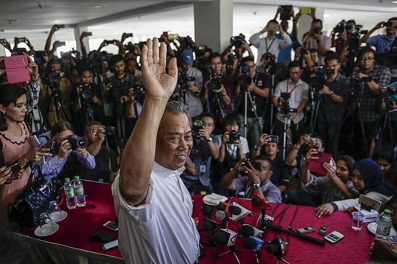 Mr Muhyiddin said at the press conference yesterday that he is staying on in Umno to help "fix the party" from the inside.