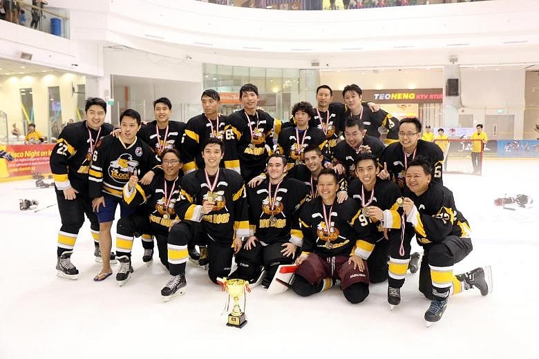 Singapore side Blooies were victorious at the 11th edition of the Lion City Cup ice hockey tournament, a four-day competition which concluded yesterday at The Rink at JCube. They beat fellow local team Ice Crusaders 2-0 in the final to win the Asian 