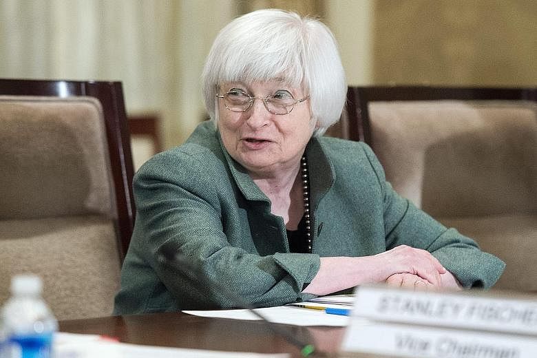 Fed chief Janet Yellen says the credit limit sets a bright line on total exposures between one large bank holding company and another large bank or major counterparty.