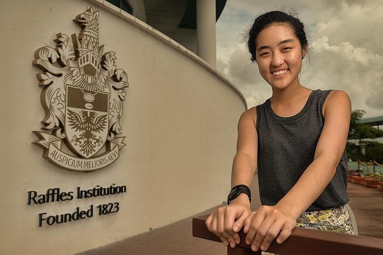 Shermaine Ng, 18, started working part-time while in school to help out with her family's finances. The former Raffles Institution student also found time to do community service and this desire to do more has led to her decision to pursue studies in