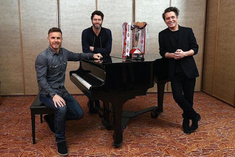 Take That plan to put out a new album this year, says the group's frontman Gary Barlow (above).