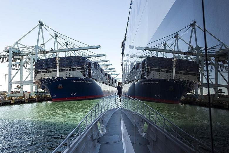 French shipping line CMA CGM - whose fleet boasts one of the world's largest container ships, the CMA CGM Benjamin Franklin - is in the midst of acquiring Neptune Orient Lines.