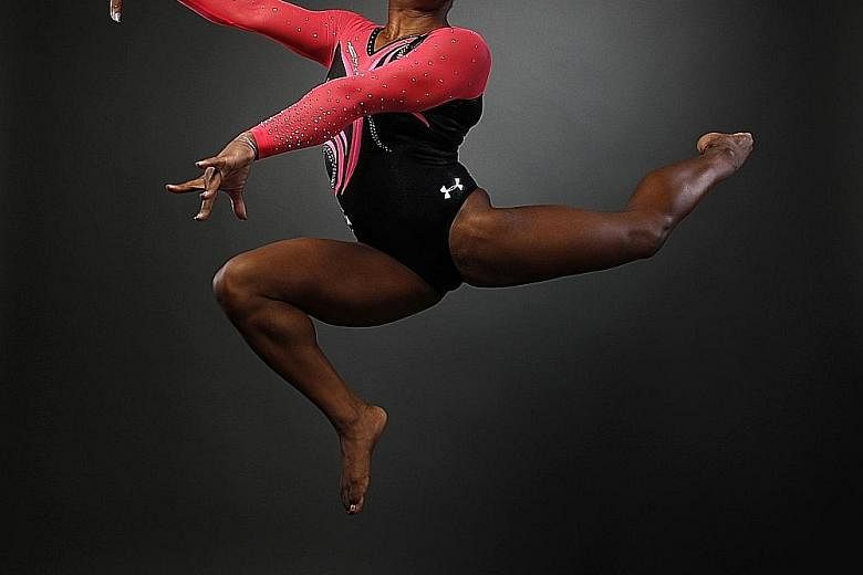 At 1.44m, Simone Biles packs an enormous amount of power into her petite frame. She is regarded as the best American gymnast ever.